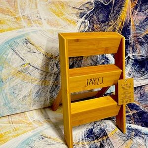 Spice bamboo rack